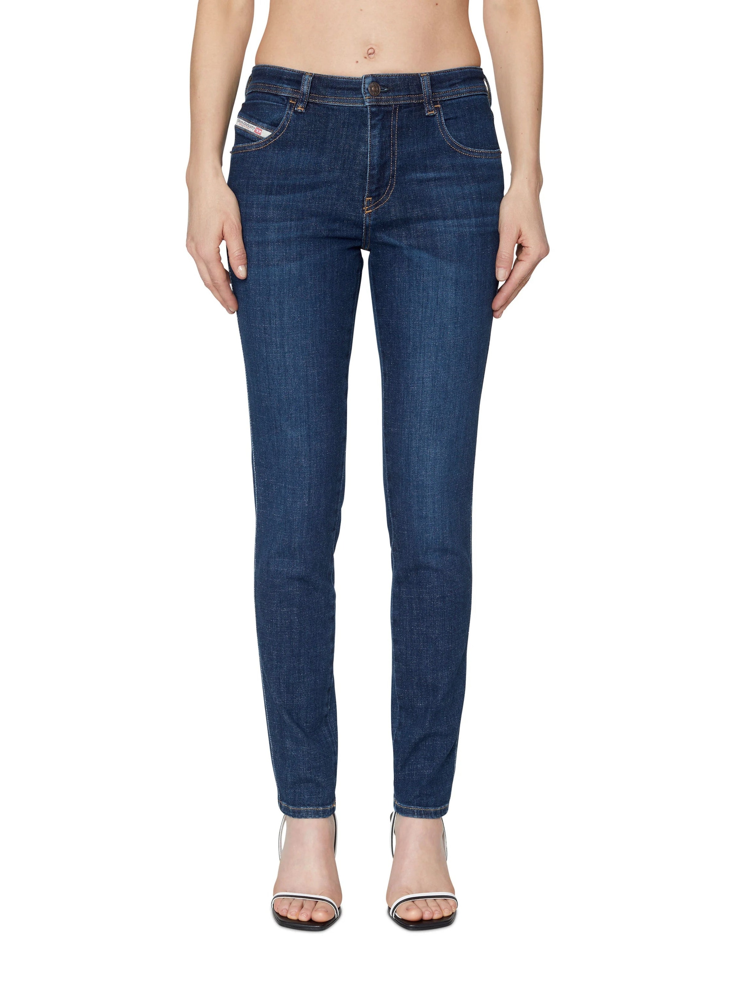 DIESEL Skinny Jeans '2015 Babhila'‌‌‌ in Blau