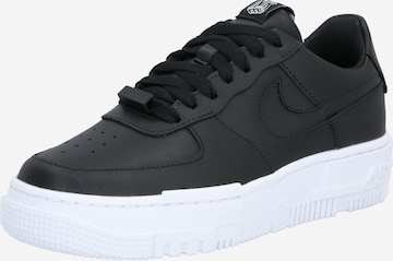 Nike Sportswear Platform trainers in Black: front