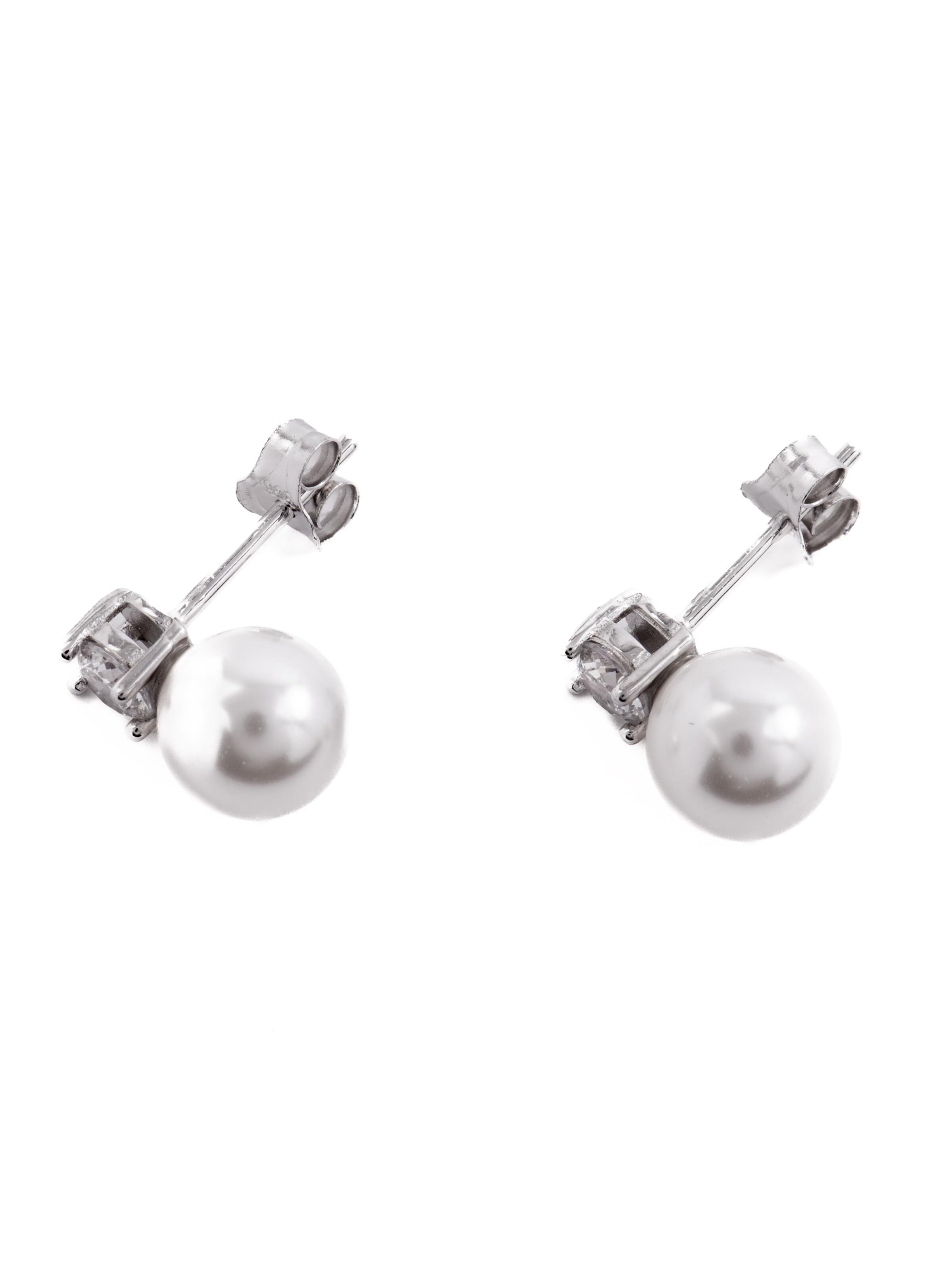 Luxenter Øreringe 'Sikon' i hvid