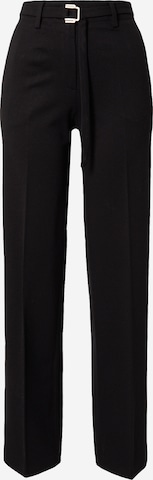 GERRY WEBER Loose fit Pleated Pants in Black: front