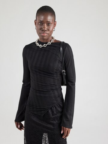 Maglietta 'Helen' di WEEKDAY in nero: frontale