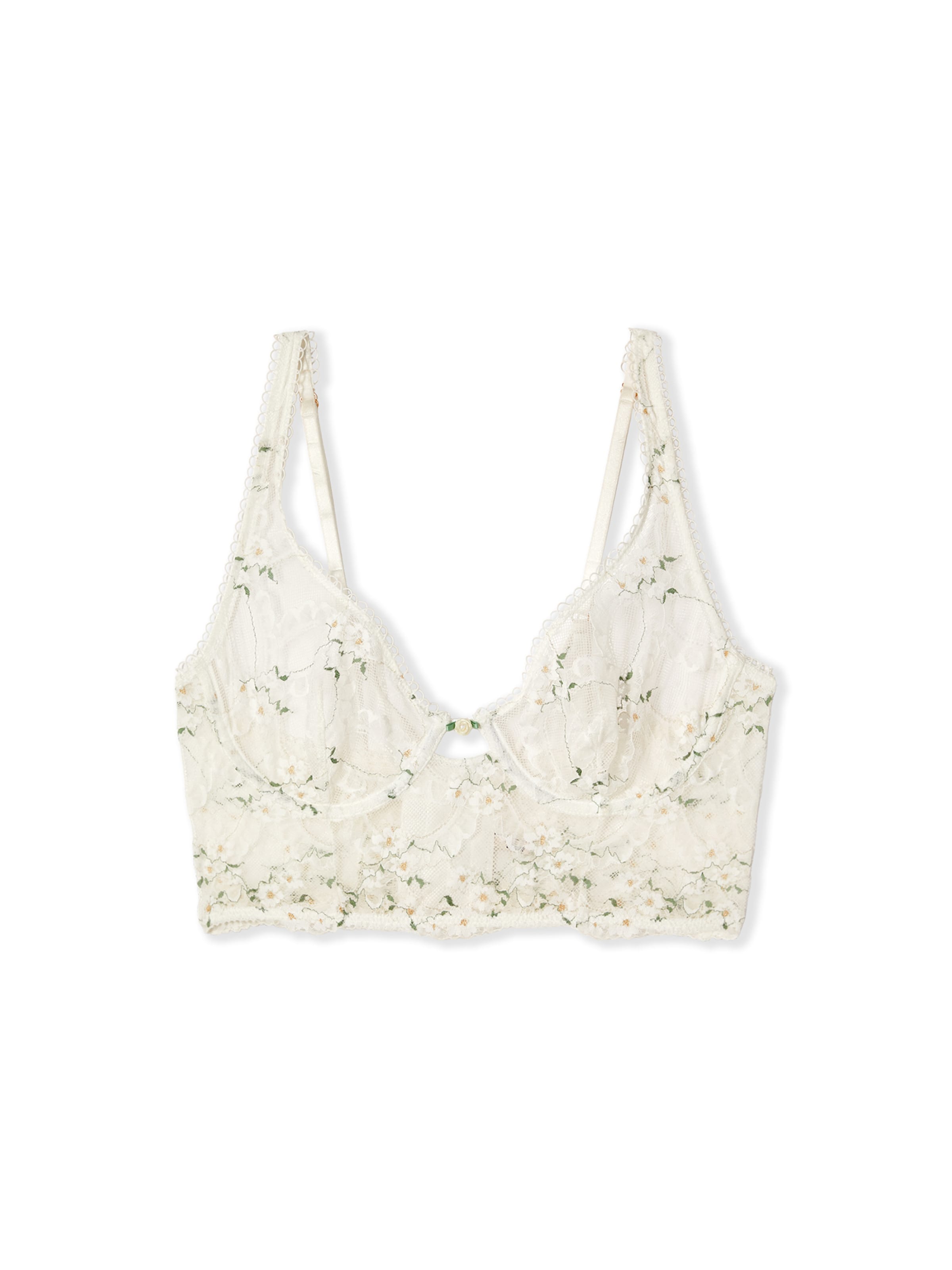 ETAM Balconette Bra in White: front