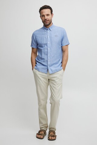 FQ1924 Slim fit Button Up Shirt 'Fqerlend' in Blue