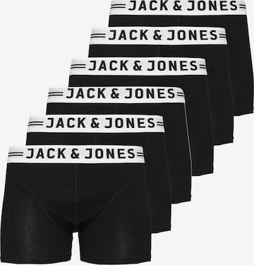 JACK & JONES Boxershorts 'Sense' in Zwart: voorkant