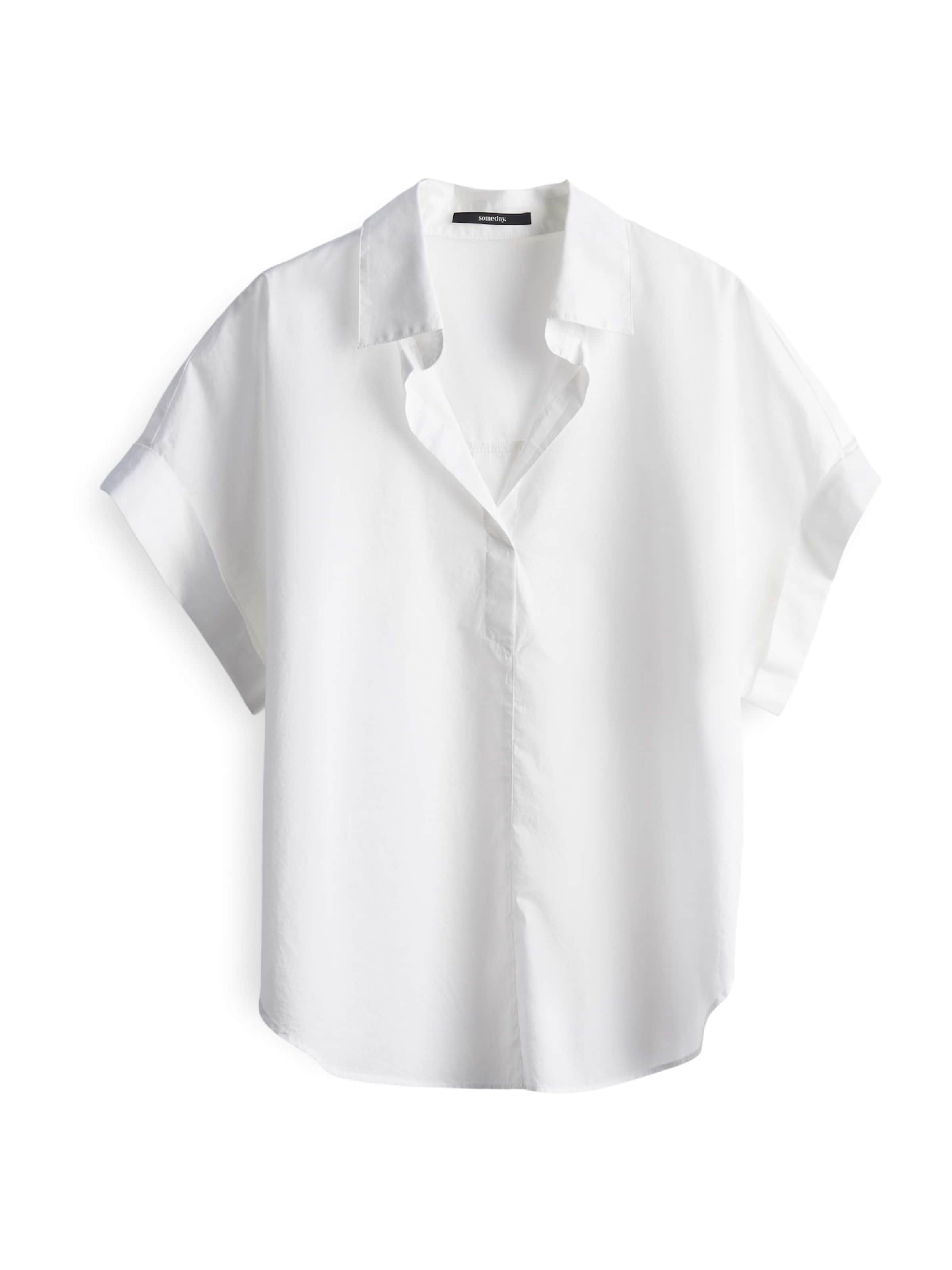 Someday - Blusa 'Zusina' en blanco: frente