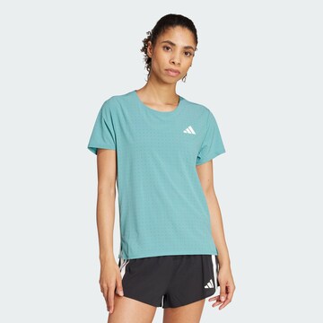 T-shirt fonctionnel 'Adizero' ADIDAS PERFORMANCE en bleu : devant