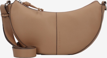 TOM TAILOR DENIM Schoudertas in Bruin: voorkant