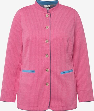 Ulla Popken Blazer in Pink: front