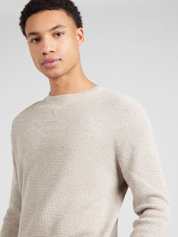 Pull-over QS en beige