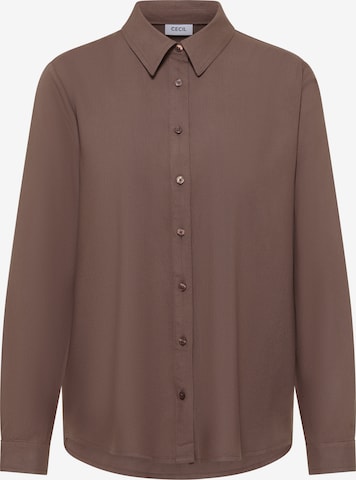 CECIL Bluse in Braun: Vorderseite