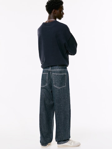 Pull&Bear Baggy Džínsy - Modrá