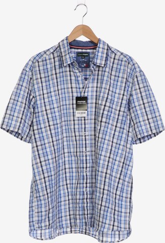 Charles Vögele Button Up Shirt in XXL in Blue: front