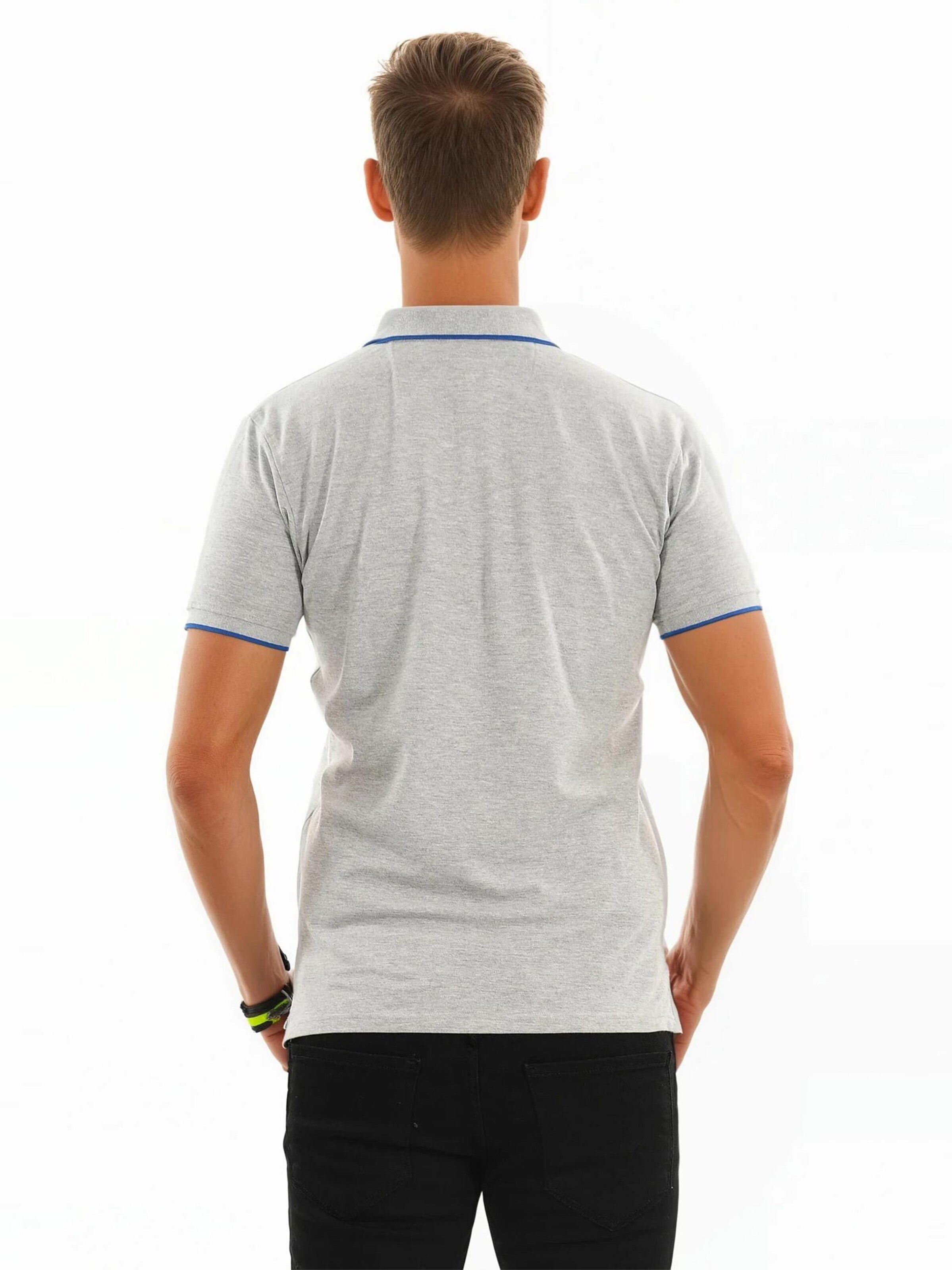 U.S. POLO ASSN. Poloshirt in Grau