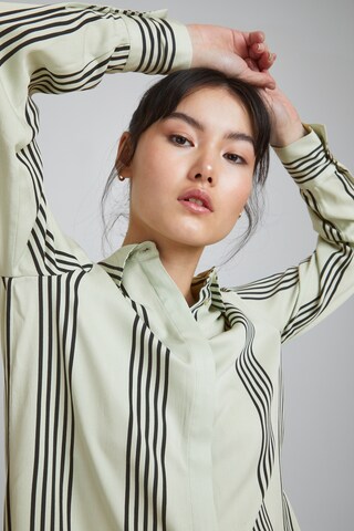 ICHI Blouse in Grey