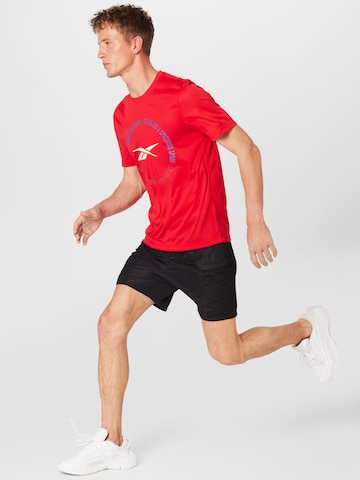 Reebok Funktionsshirt 'Life Is Not a Spectator' in Rot