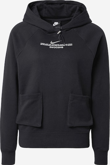 Nike Sportswear Sweater majica u crna / bijela, Pregled proizvoda