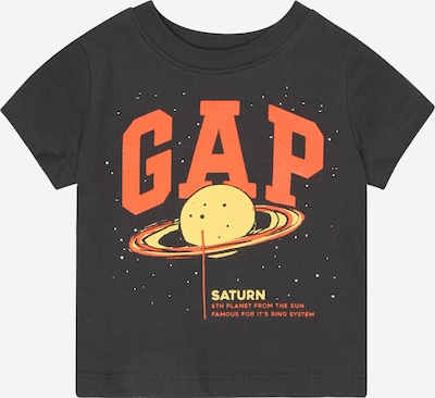 GAP T-Shirt en jaune / orange / noir, Vue avec produit