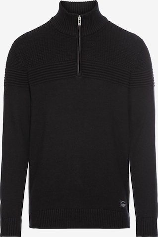 Bruno Banani LM Pullover in Schwarz: Vorderseite