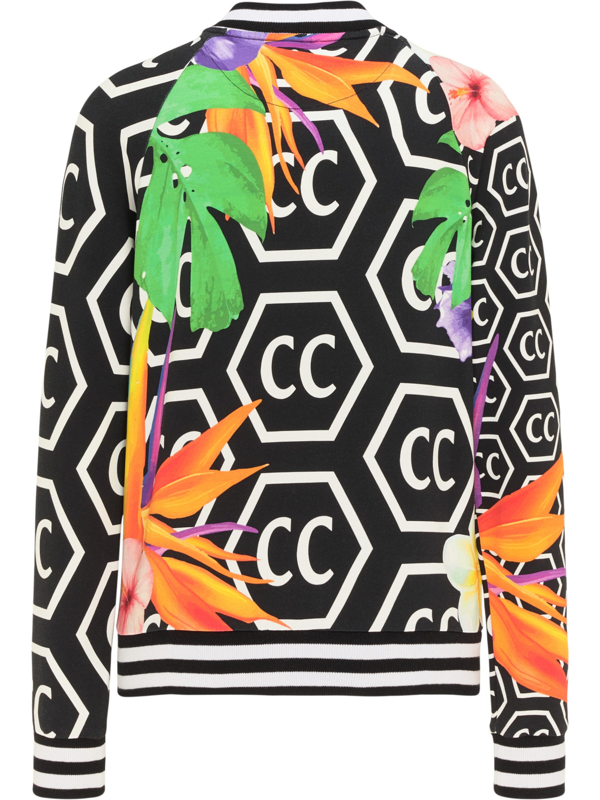 Carlo Colucci Sweatvest ' Cologna ' in Zwart