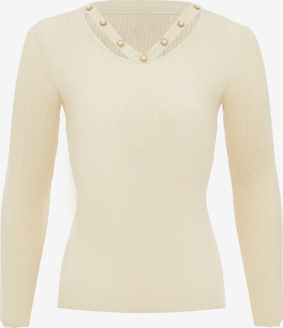 leo selection Pullover in creme, Produktansicht