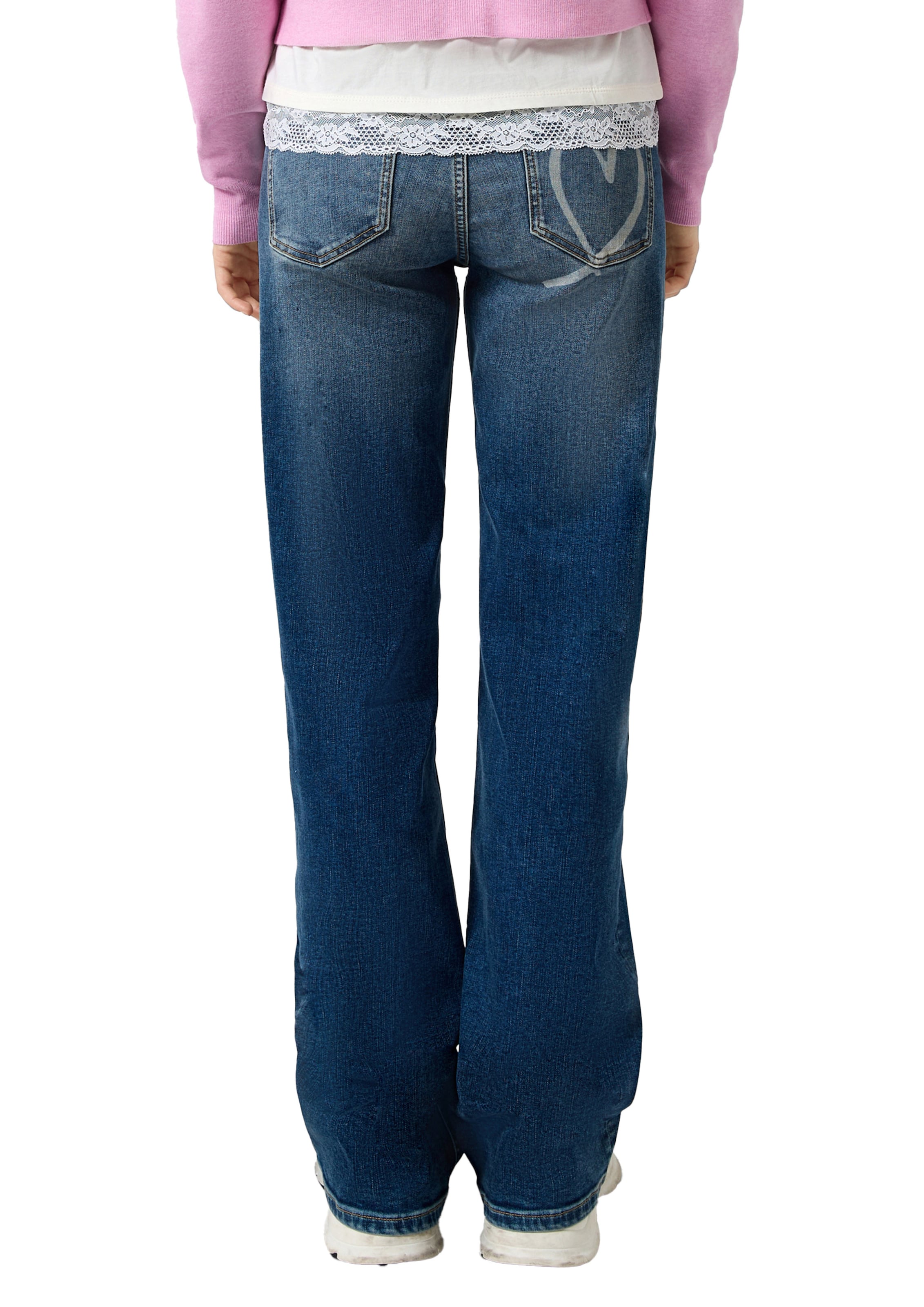 QS Jeans in Blauw