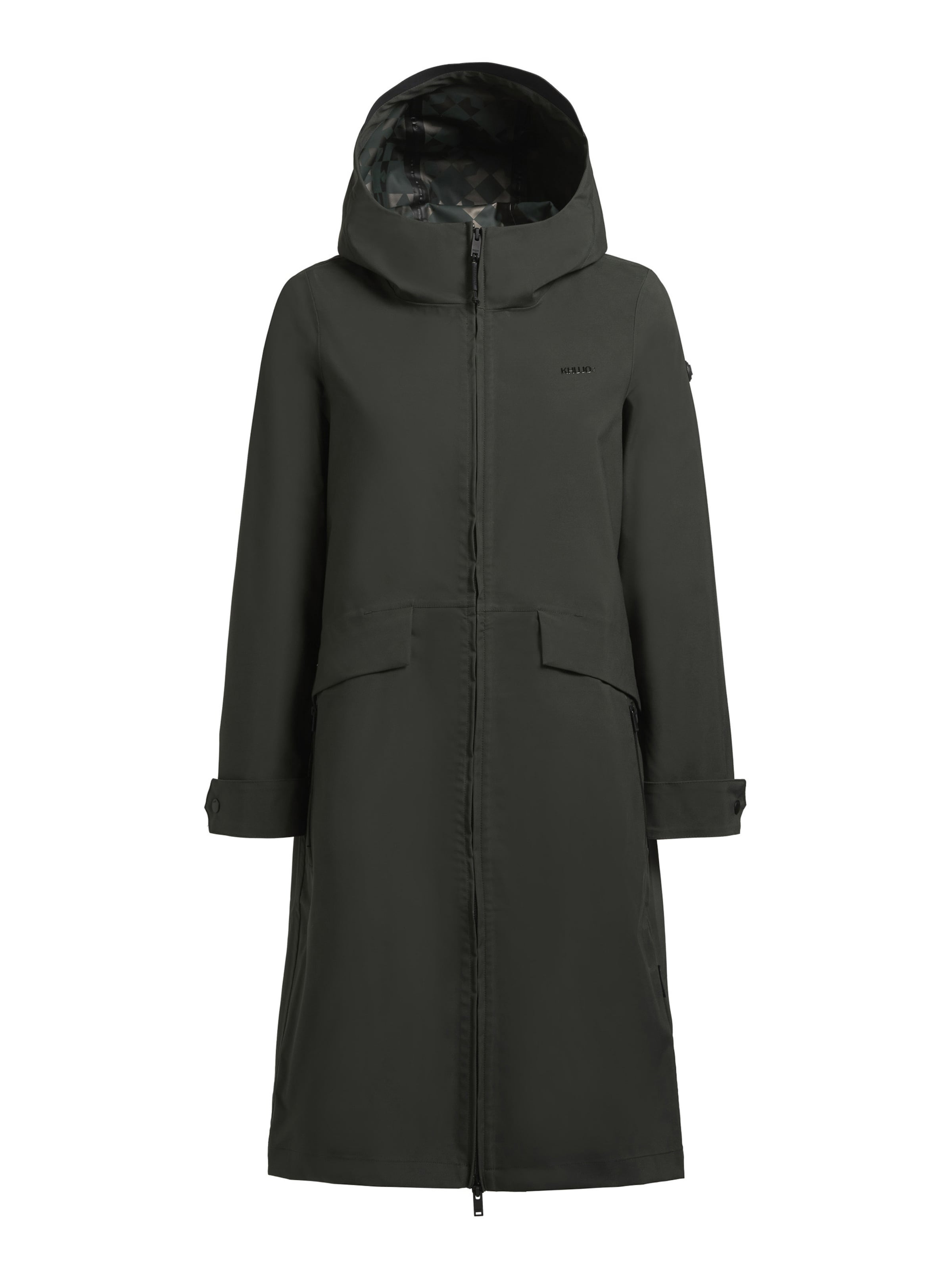 khujo Přechodný kabát 'Femke' – zelená: přední strana