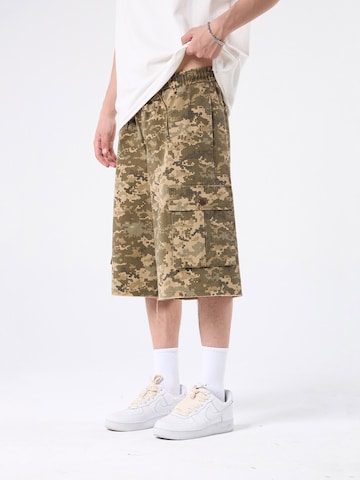 Loosefit Pantaloni 'Durham' di VAMOS CLO in beige: frontale