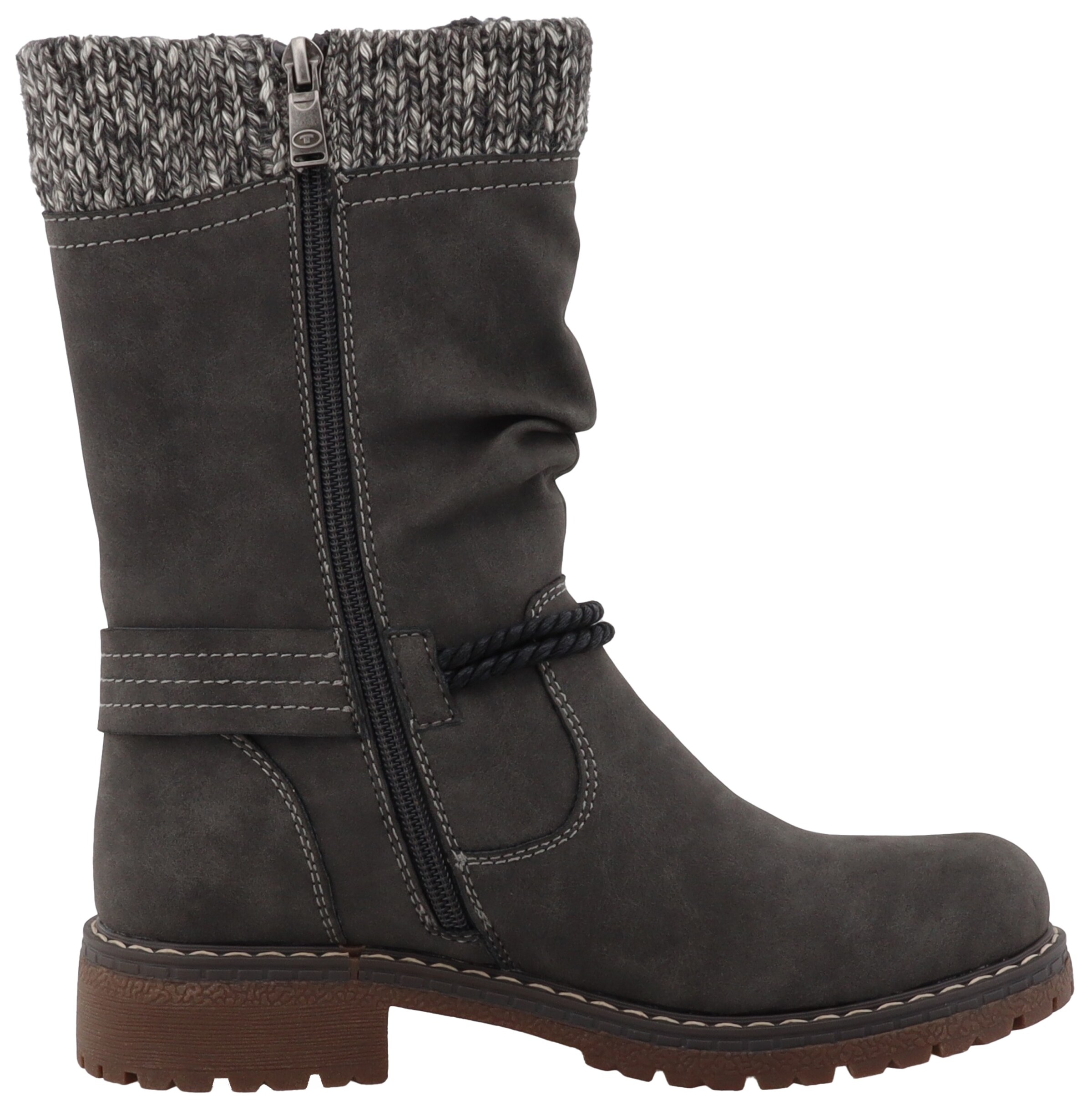 TOM TAILOR Boots in Grey