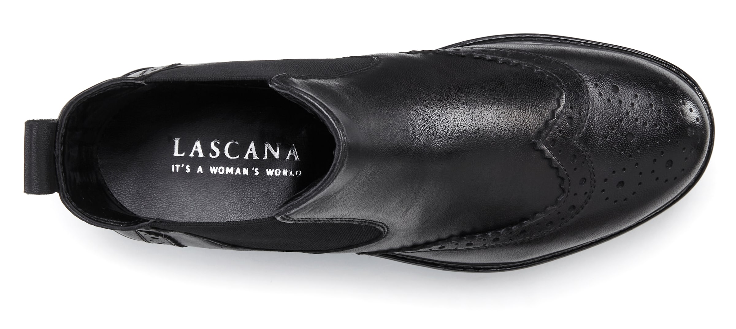 LASCANA Боти Chelsea в черно