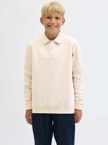Jack & Jones Junior Sweatshirt i beige: forside