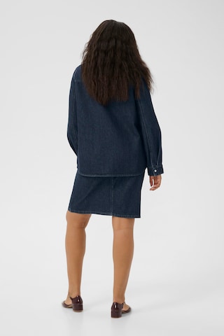 KAFFE CURVE Blouse 'Elisa' in Blue