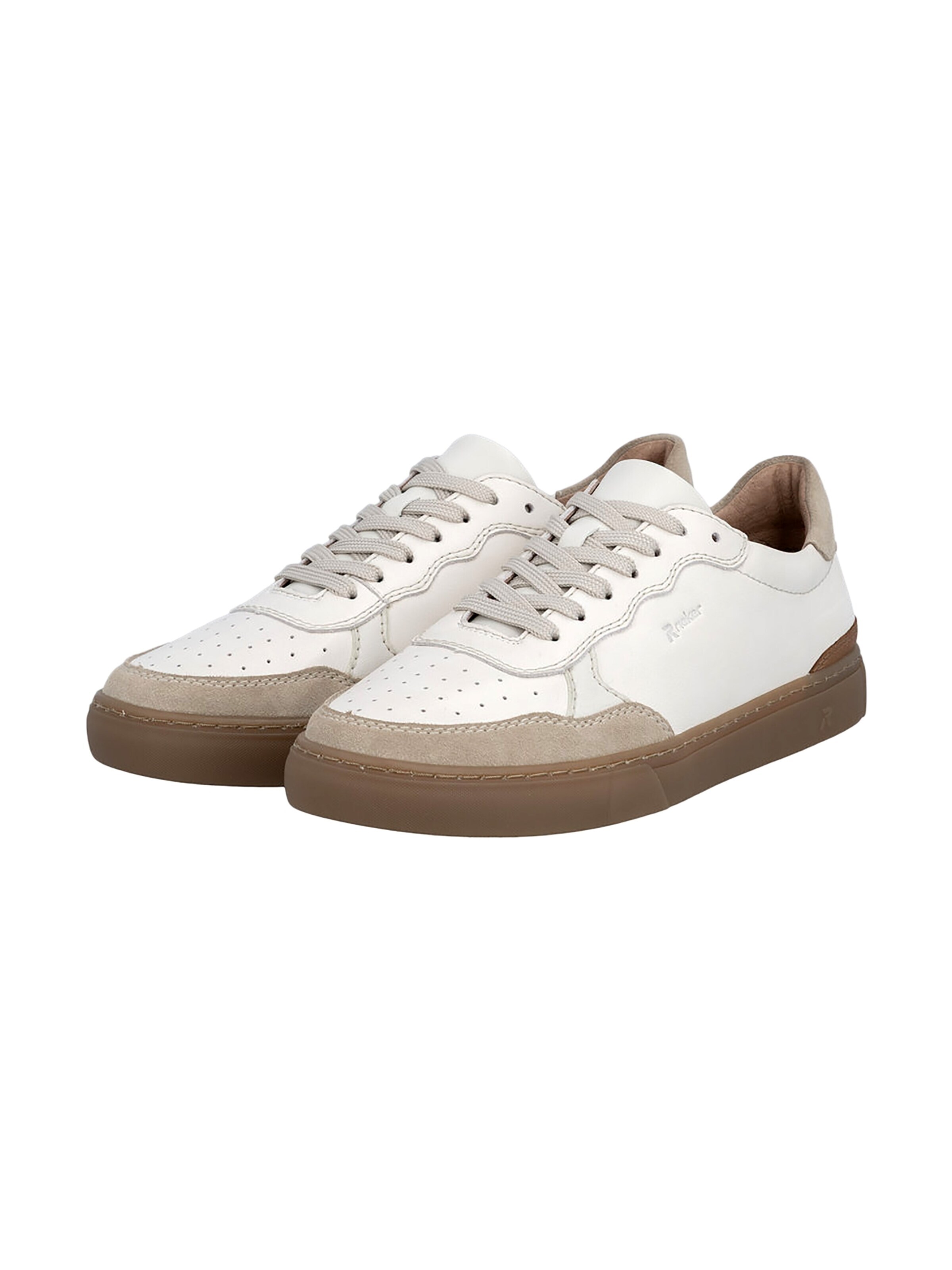 Chaussure de sport à lacets Rieker en blanc