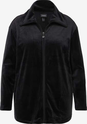 Ulla Popken Sweatjacke in Schwarz: predná strana