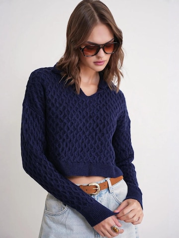 Pullover di MixRay in blu