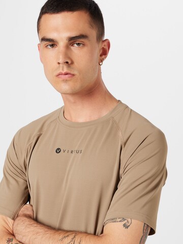 Virtus Performance shirt 'Toscan' in Brown