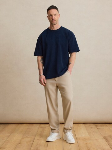 DAN FOX APPAREL Regular Панталон 'Halil' в бежово