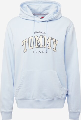 Tommy Jeans - Sudadera en azul: frente