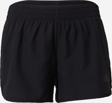 ADIDAS SPORTSWEAR Обычный Спортивные штаны в Черный: спереди