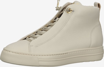 Sneaker alta di Paul Green in beige: frontale