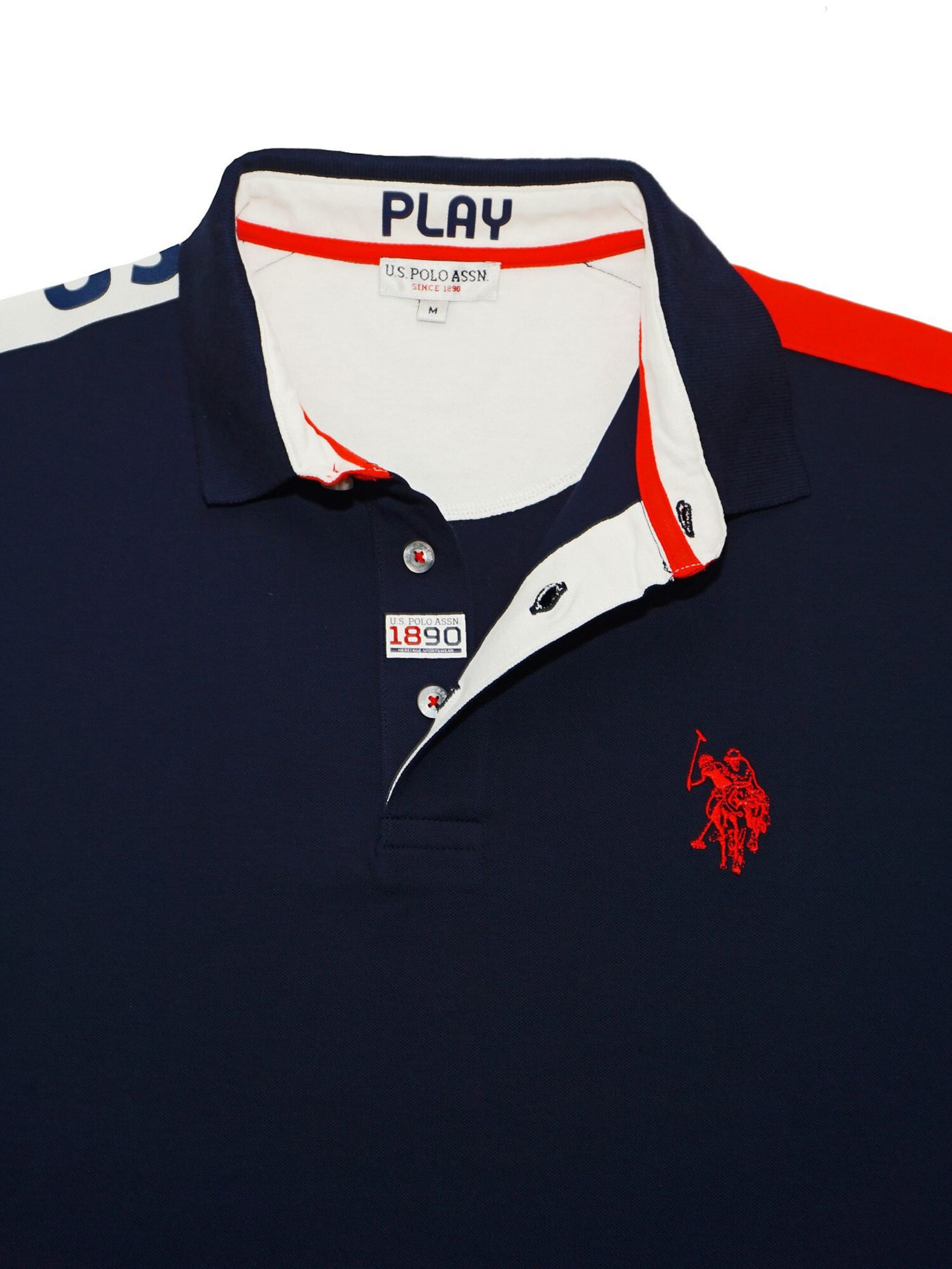 U.S. POLO ASSN. Shirt 'USA Play' in Blauw