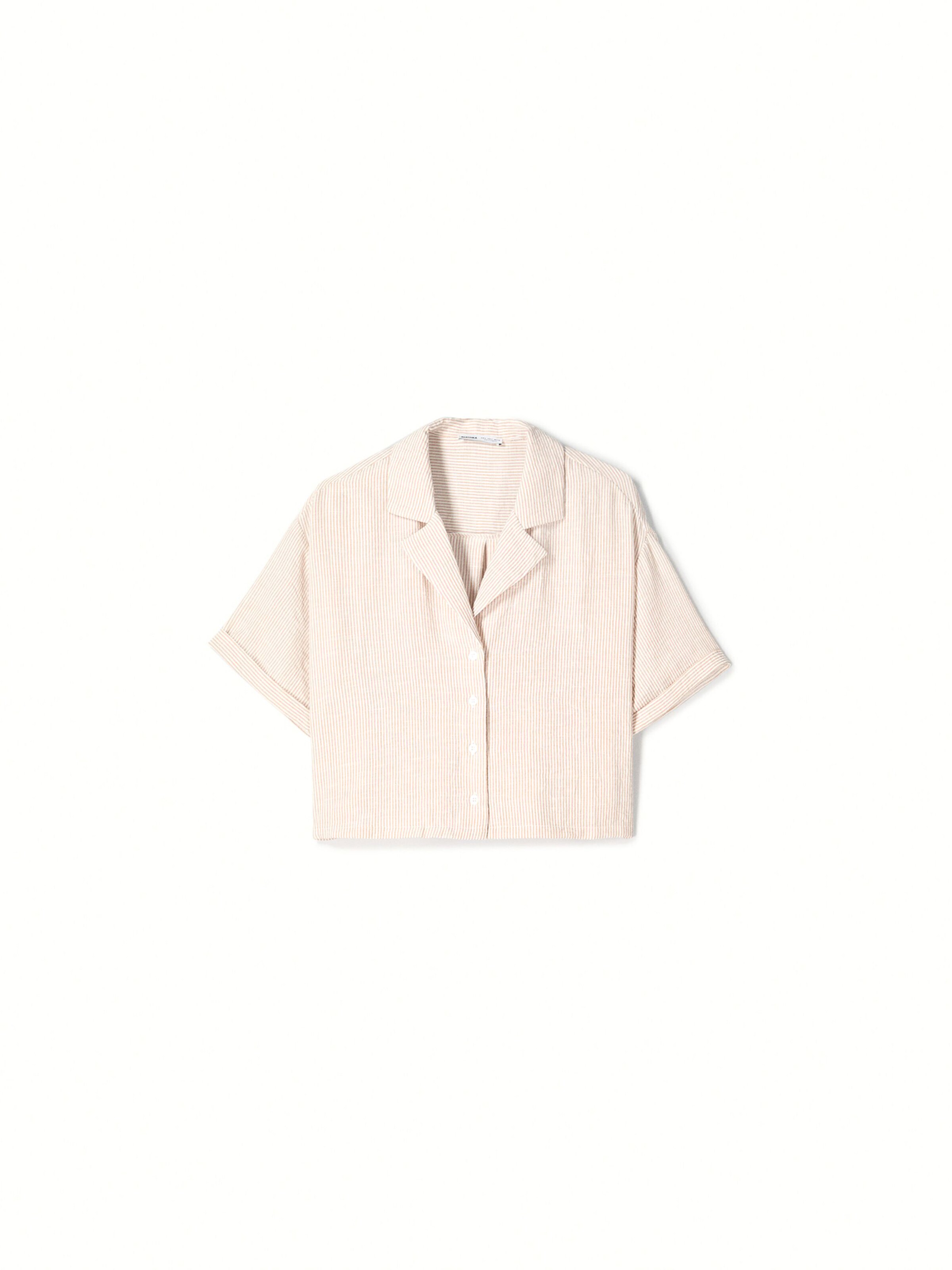 Bershka Bluse i beige: forside