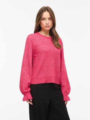 VILA Pullover 'VISALSA' in Pink: Vorderseite