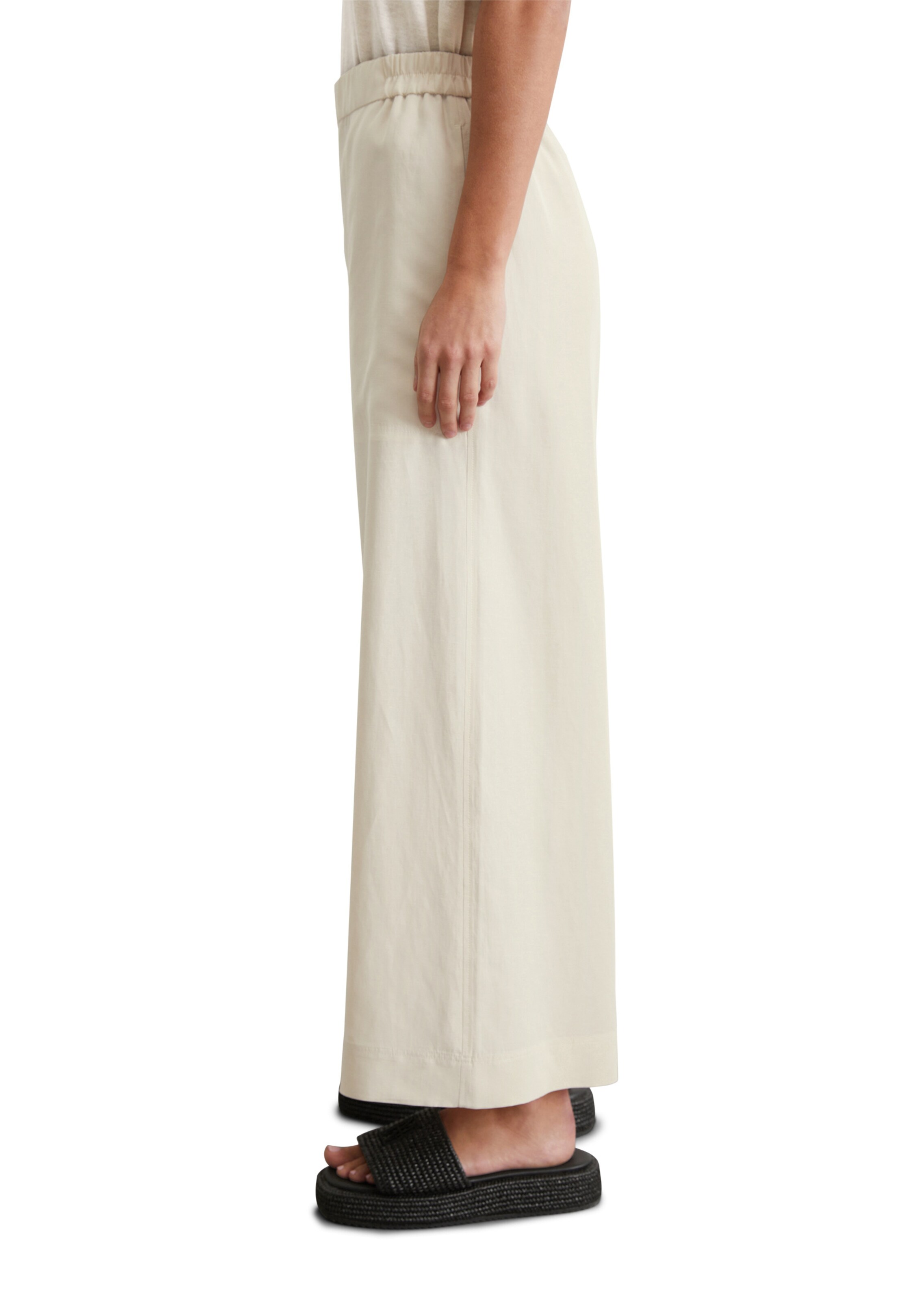 Marc O'Polo Wide leg Trousers in Grey