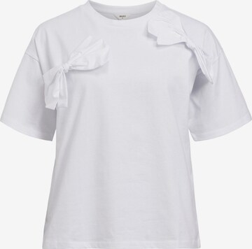 T-shirt OBJECT en blanc : devant