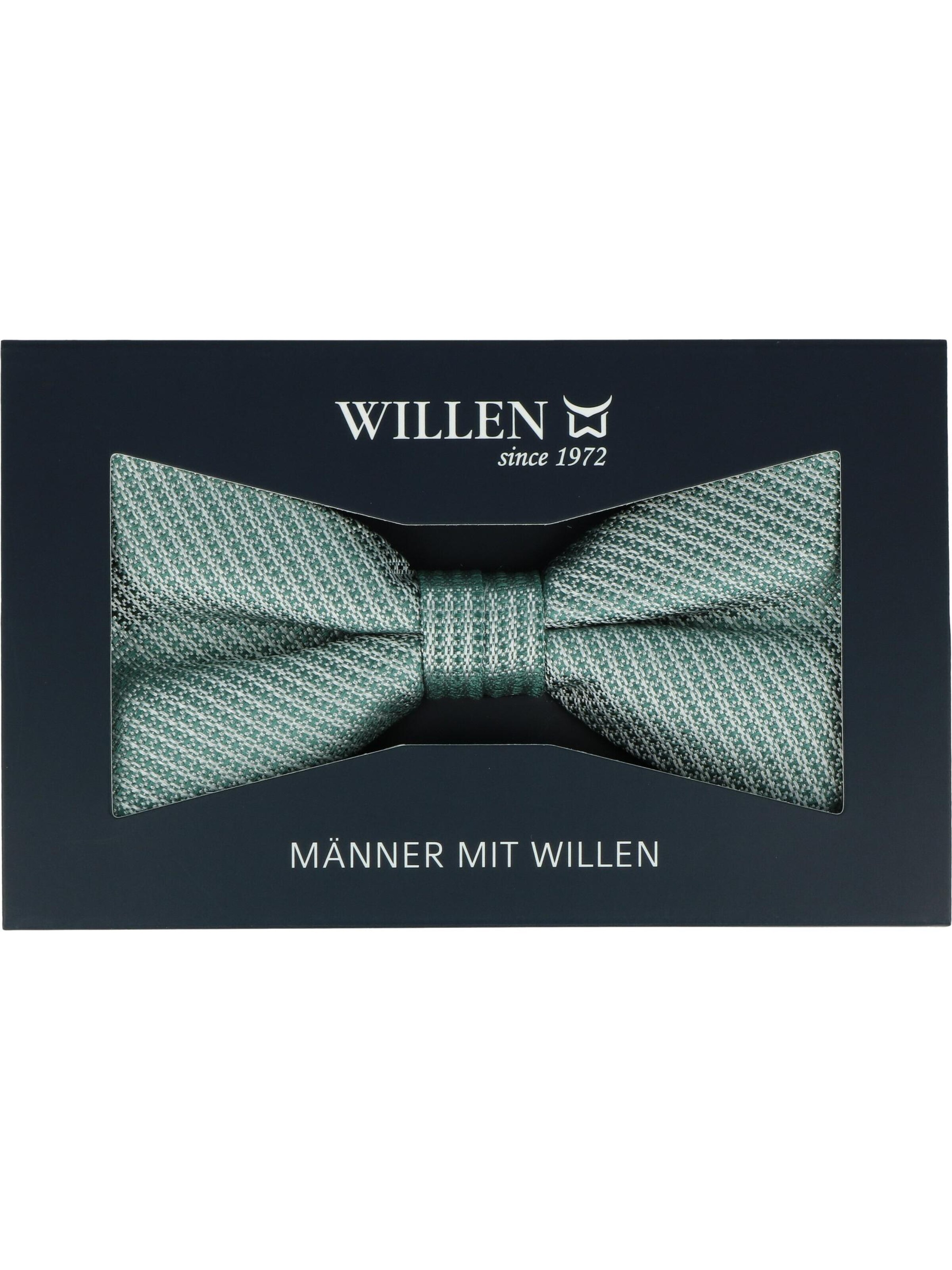 WILLEN Bow Tie 'Pastell Uni' in Green