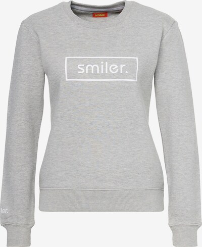 smiler. Sweatshirt Pullover Cuddle. in grau, Produktansicht