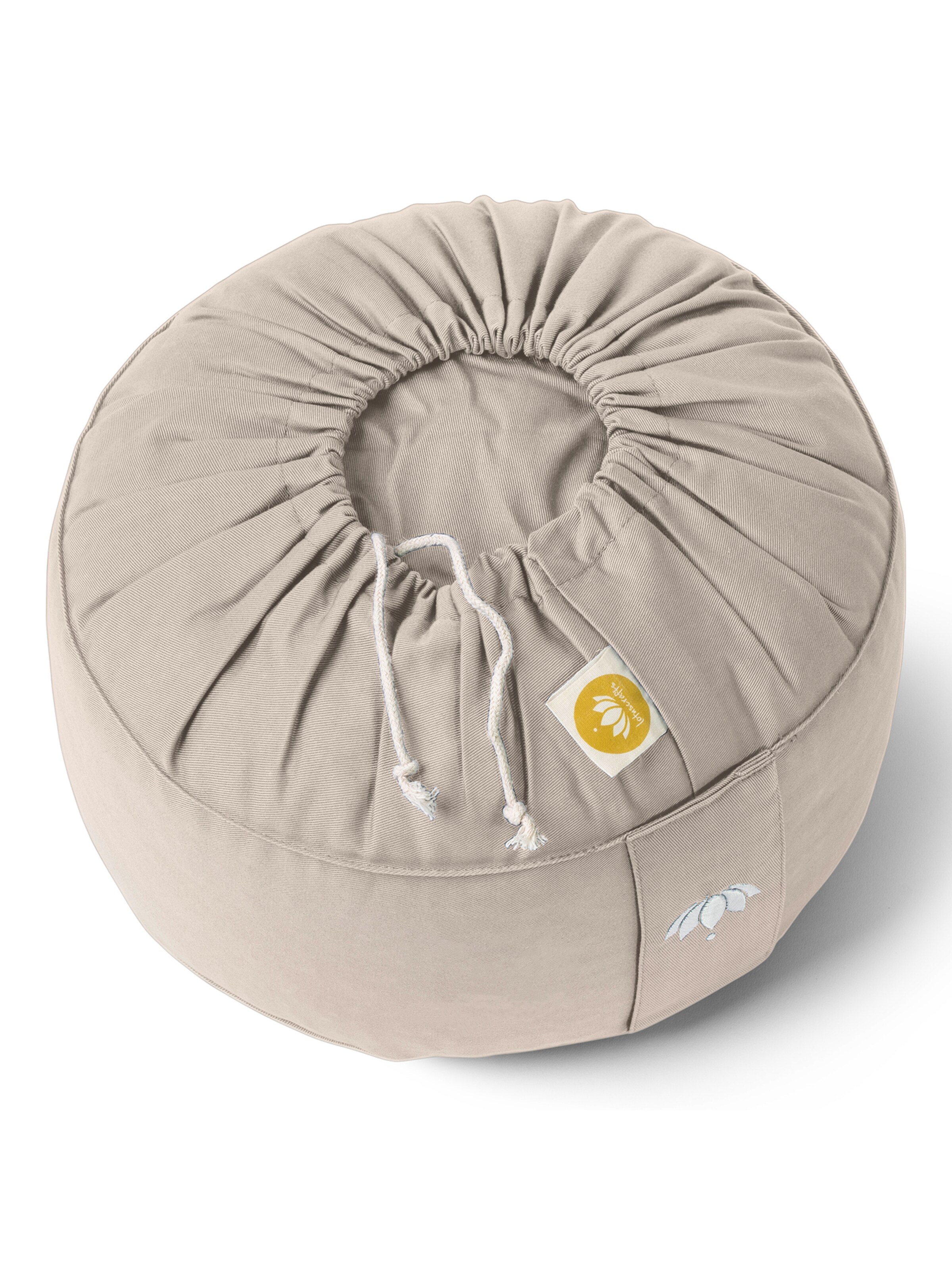 LOTUSCRAFTS Fitnessgerät 'Meditationskissen Lotus'‌‌‌‌‌‌ in Beige
