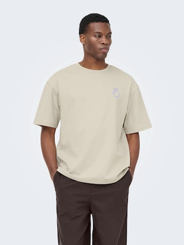 pilka Only & Sons Marškinėliai 'ONSCASPIAN AIRFLEX AMORE'