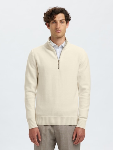 Pullover 'SLHAXEL' di SELECTED in beige: frontale