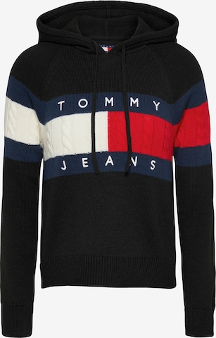 Pull-over Tommy Jeans en noir : devant